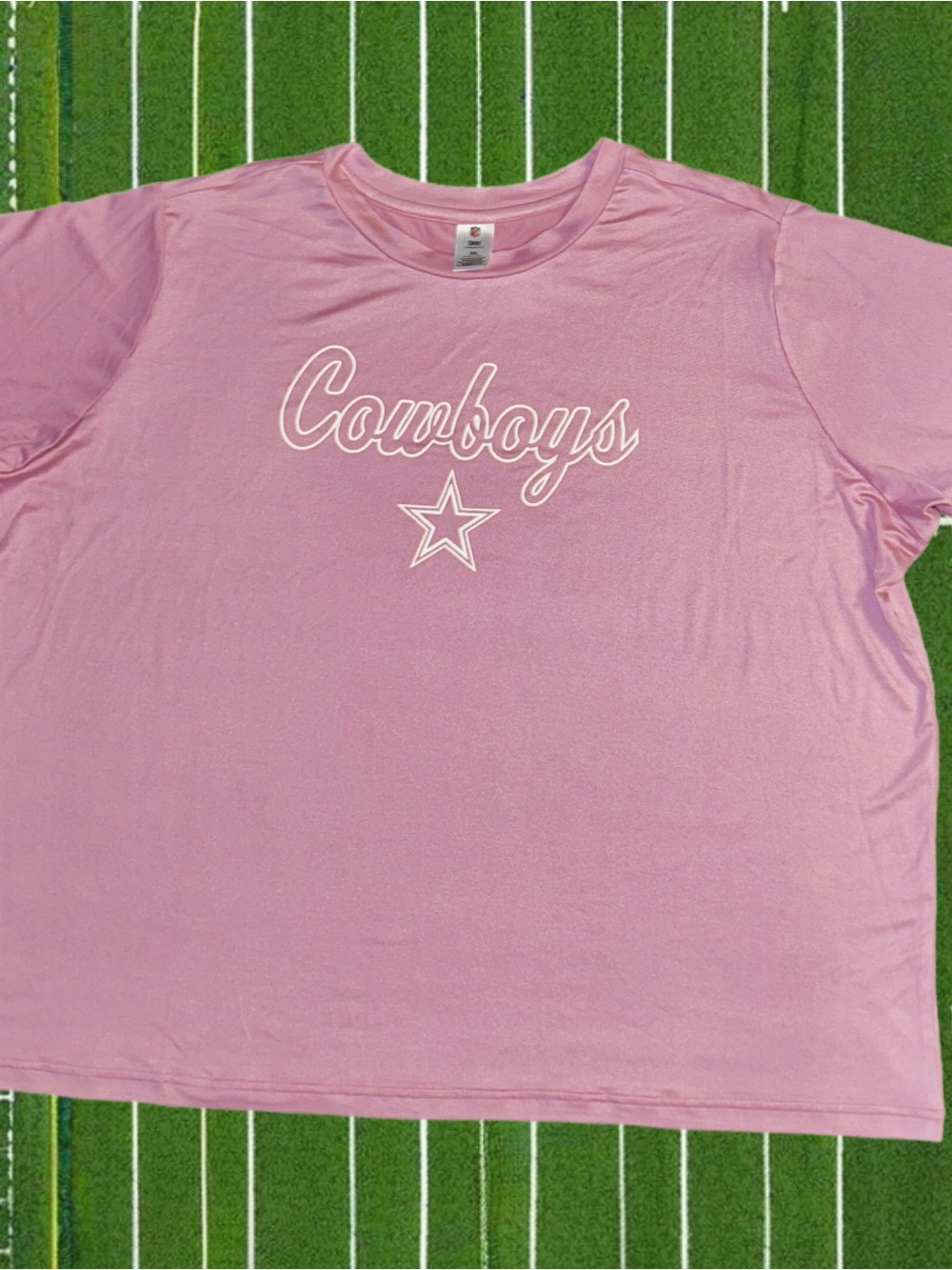 NFL ~ Dallas Cowboys ~ XXX-Large ~ Pink Short Sleeve Shirt ~ New W/ Tags